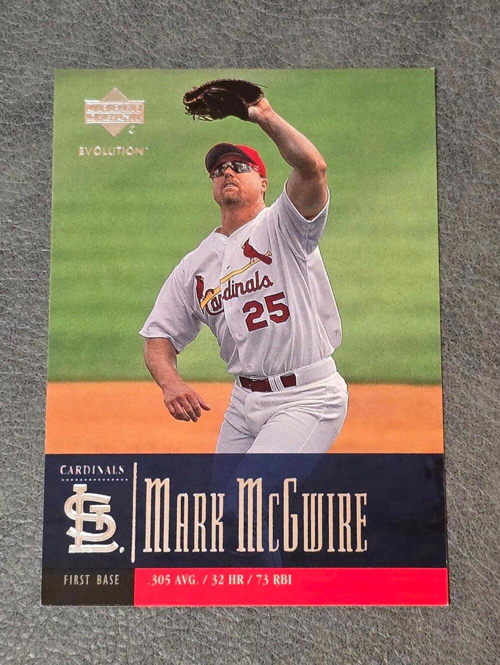 2001 Upper Deck Evolution #52 Mark McGwire Baseball Card